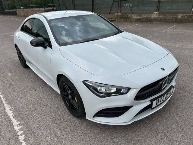 Mercedes-Benz CLA 1.3 CLA 200 AMG Line 4dr Tip Auto Coupe Petrol WHITE
