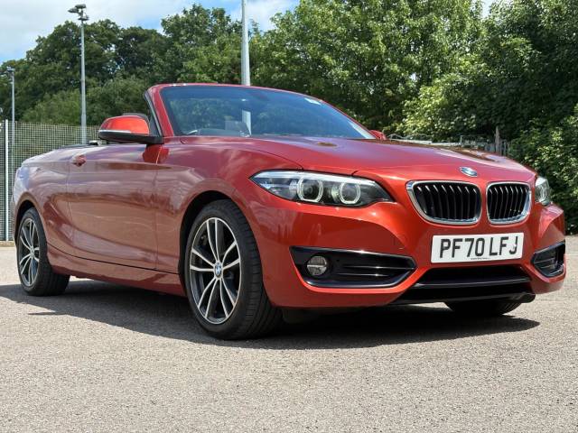 BMW 2 Series 218i [2.0] Sport 2dr [Nav] Convertible Petrol ORANGE