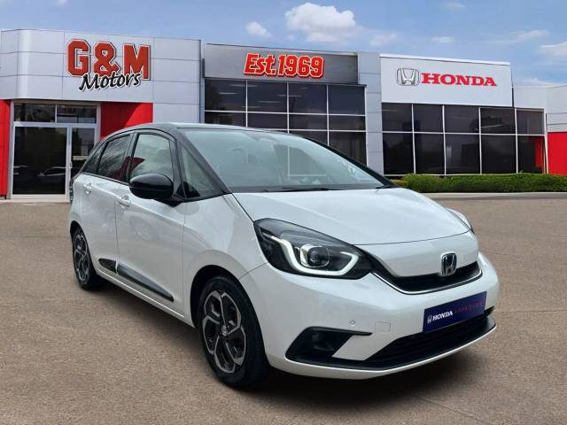 Honda Jazz 1.5 i-MMD Hybrid EX 5dr eCVT Hatchback Petrol/Electric Hybrid WHITE