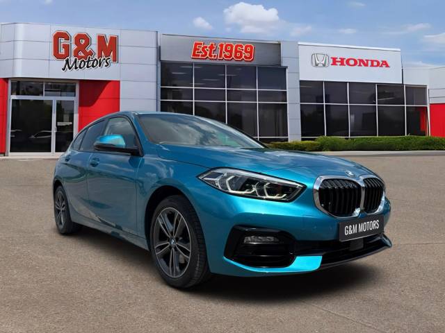 BMW 1 Series 1.5 116d Sport 5dr Step Auto [Live Cockpit Pro] Hatchback Diesel BLUE
