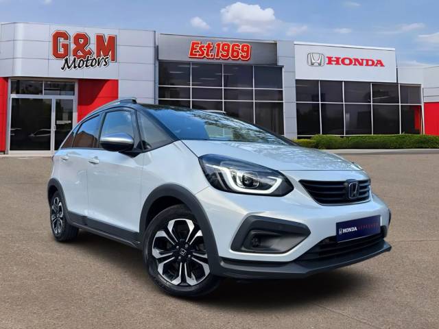 Honda Jazz 1.5 i-MMD Hybrid Crosstar EX 5dr eCVT Hatchback Petrol/Electric Hybrid WHITE