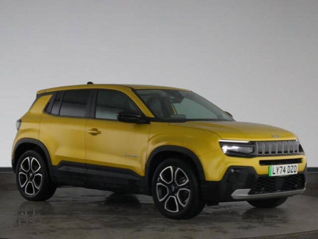 Jeep Avenger 0.0 115kW Summit 54kWh 5dr Auto Hatchback Electric YELLOW